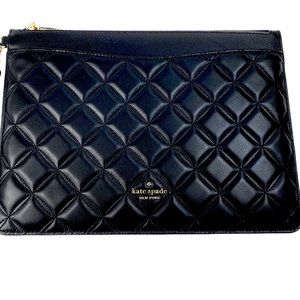 NWT! ♠️Kate Spade New York Natalia Large Zip Pouch Black♠️